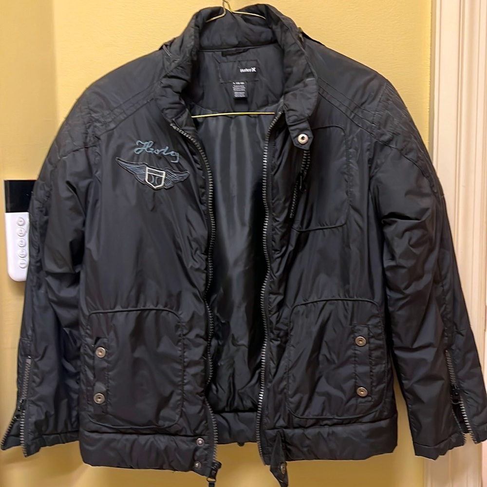 Hurley Large (16-18) black coat